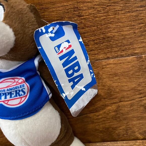 LOS ANGELES CLIPPERS Plush Bear 8" - Picture 2 of 6